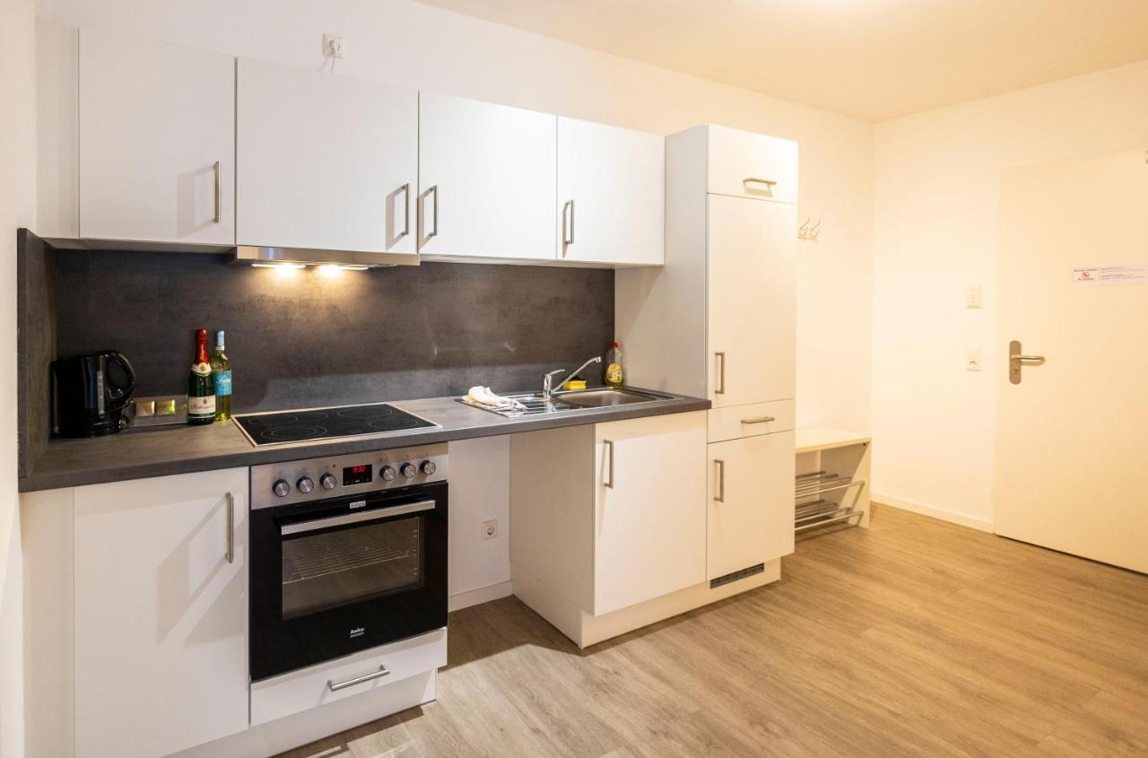 City Apartment Kuche Bad Im Zentrum Ravensburgs A06 Exterior photo